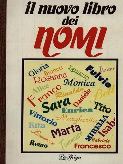 Il nuovo libro dei nomi - Massimo Camola - copertina