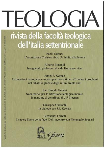 Teologia (2019). Vol. 3 - copertina