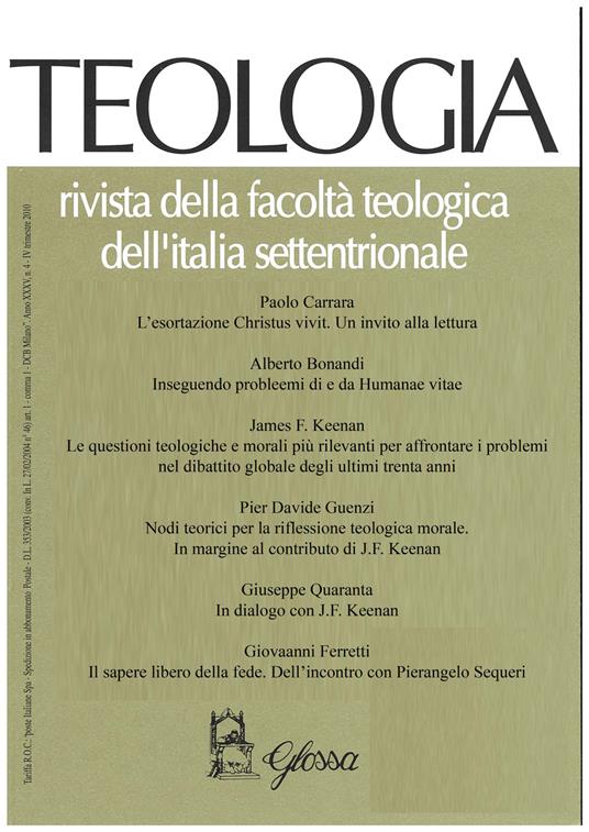 Teologia (2019). Vol. 3 - copertina