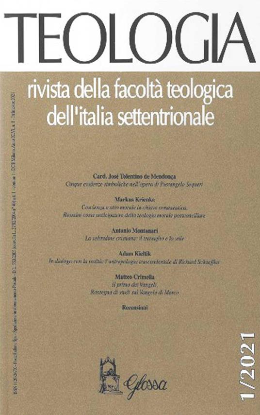 Teologia (2021). Vol. 1 - copertina