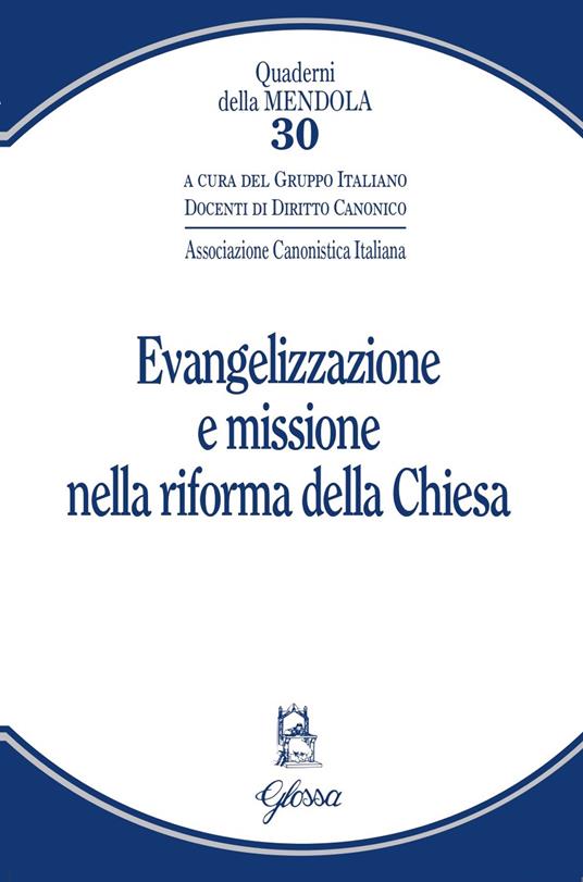Evangelizzazione e missione nella riforma della Chiesa - copertina
