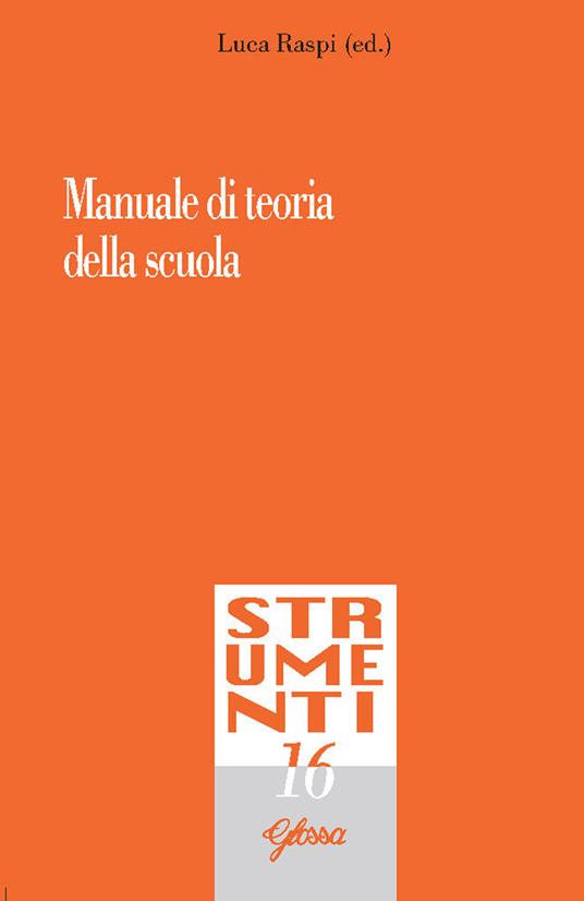 Manuale di teoria della scuola - copertina