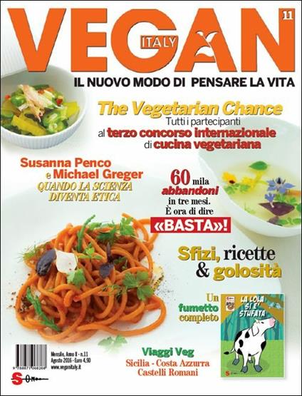 Vegan Italy (2016). Vol. 11 - copertina