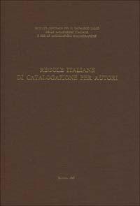 Regole italiane di catalogazione per autori - copertina