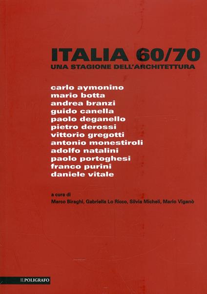 Italia 60-70. Una stagione dell'architettura - copertina