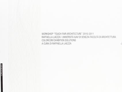 Workshop «Touch fair architectture» 2010-2011 - copertina