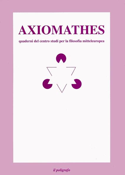 Axiomathes. Quaderni del Centro studi per la filosofia mitteleuropea (1994). Ediz. italiana e inglese. Vol. 1: Mereologies - copertina