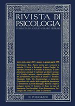 Rivista di psicologia (1990). Vol. 1: Gennaio-aprile.