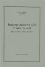 Interpretazione e stile in Machiavelli. Il 3º libro delle «Istorie»