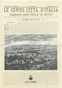 Cento città d'Italia. Cartelle. Regione Sicilia: Girgenti - copertina