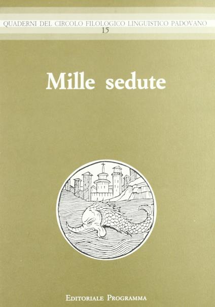 Mille sedute - copertina