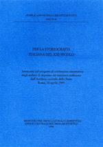 Per la storiografia italiana del XXI secolo. Seminario sul progetto di censimento sistematico degli archivi di deposito dei ministeri (Roma, 20 aprile 1995)