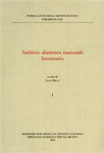 Archivio Diaristico Nazionale. Inventario