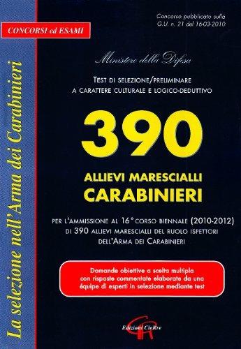 Trecentonovanta allievi marescialli carabinieri - copertina