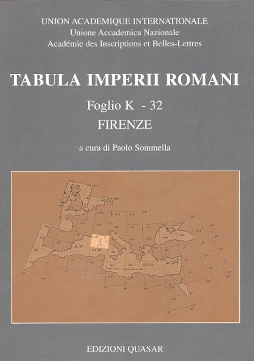 Tabula imperii romani. Foglio K-32, Firenze - copertina