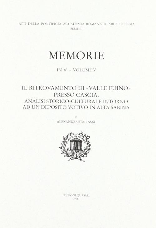 Il ritrovamento di «valle Fuino» presso Cascia - Alexandra Stalinski - copertina