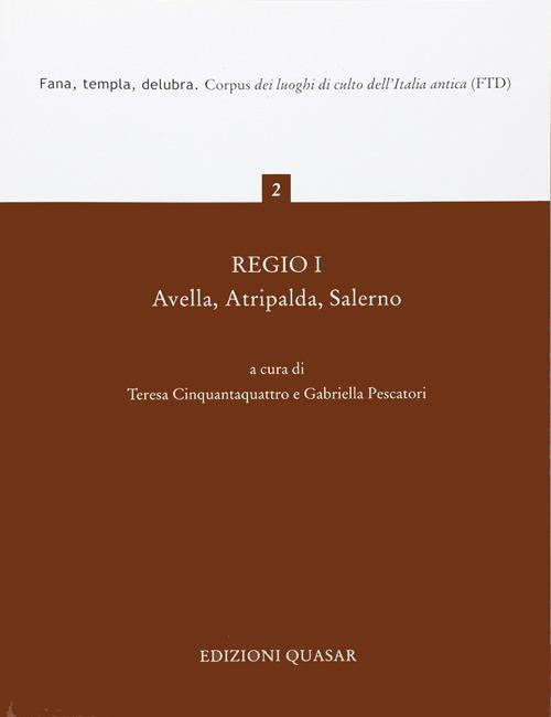 Regio I. Avella, Atripalda, Salerno - copertina