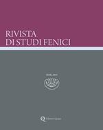 Rivista di studi fenici (2015). Vol. 43