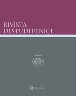 Rivista di studi fenici (2017). Vol. 45