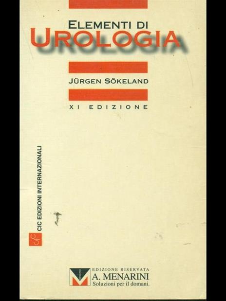 Elementi di urologia - J. Sökeland - copertina