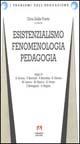 Esistenzialismo, fenomenologia, pedagogia - copertina