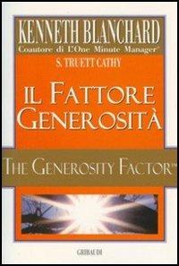Il fattore generosità - Kenneth Blanchard - copertina