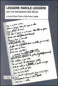 Leggere parole leggère. Per una educazione alla poesia - copertina