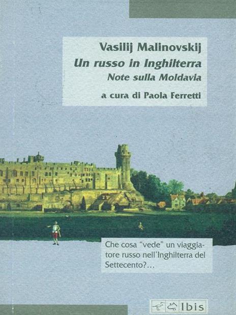 Un russo in Inghilterra. Note sulla Moldavia - Vasilij F. Malinovskij - copertina