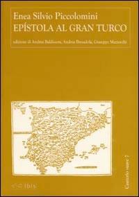 Epístola al Gran Turco - Enea S. Piccolomini - copertina