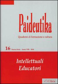 Paideutika. Vol. 16: Intellettuali educatori - copertina