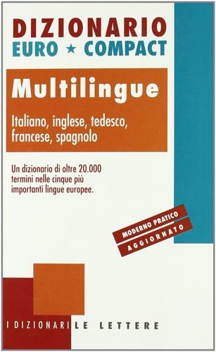 Dizionario euro-compact multilingue - copertina