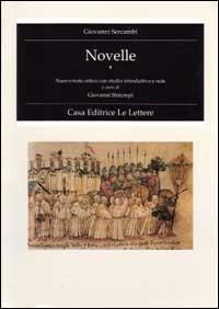 Novelle. Nuovo testo critico con studio introduttivo e note - Giovanni Sercambi - copertina