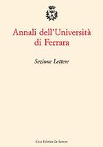 Annali dell'Università di Ferrara. Sezione lettere (2001). Vol. 2