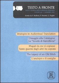 Testo a fronte. Vol. 45 - copertina