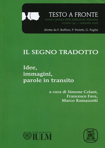 Testo a fronte. Vol. 54 - copertina