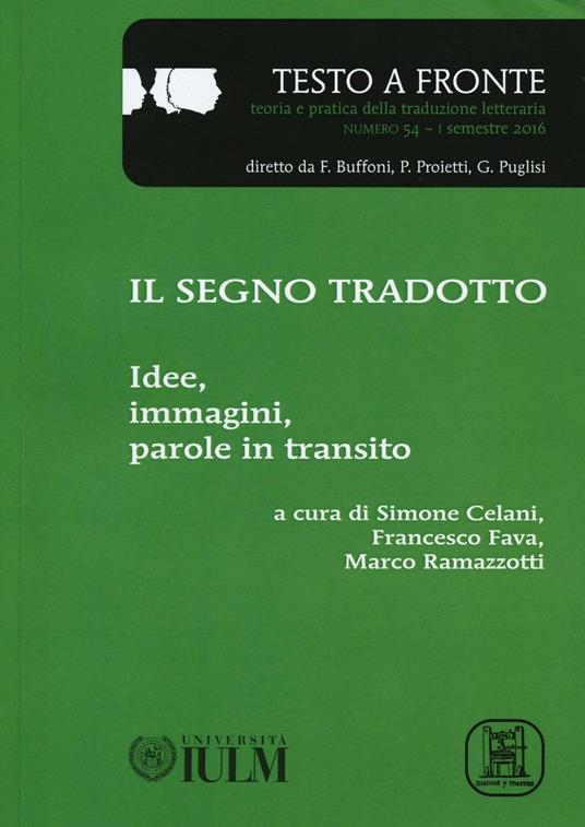 Testo a fronte. Vol. 54 - copertina
