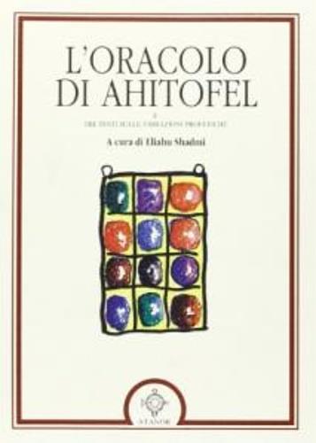 L' oracolo di Ahitofel - copertina