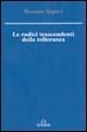 Le radici trascendenti della tolleranza - Renato Algeri - copertina