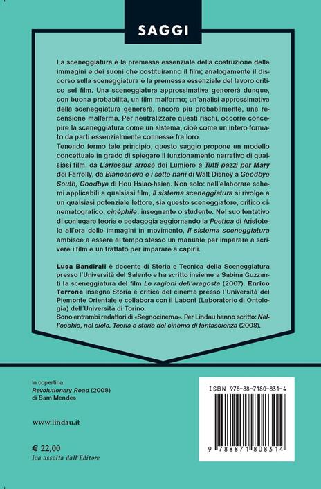 Il sistema sceneggiatura. Scrivere e descrivere i film - Luca Bandirali,Enrico Terrone - 3