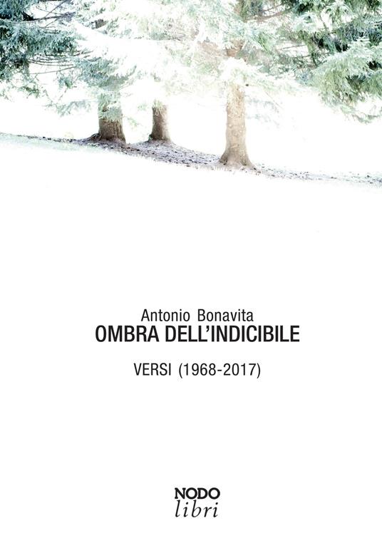Ombre dell'indicibile. Versi (1968-2017) - Antonio Bonavita - copertina