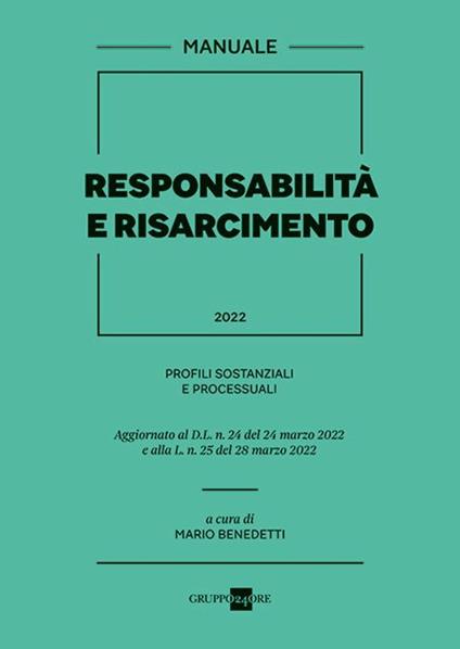 Responsabilità e risarcimento 2022 - copertina
