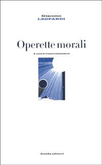 Operette morali - Giacomo Leopardi - copertina
