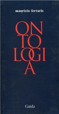 Ontologia - Maurizio Ferraris - copertina