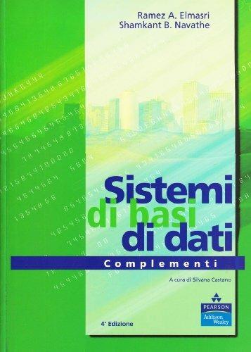 Sistemi di basi di dati. Complementi - Ramez A. Elmasri - copertina