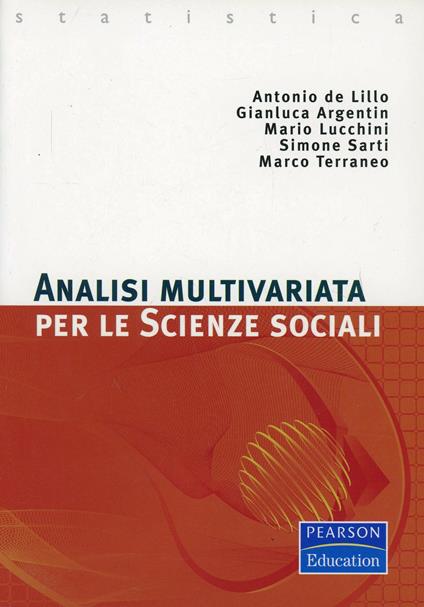 Analisi multivariata per le scienze sociali - A. De Lillo - copertina