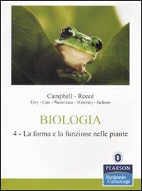 Biologia. Vol. 4: La forma e l'evoluzione nelle piante - copertina