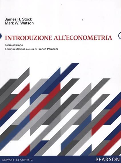 Introduzione all'econometria - James H. Stock,Mark W. Watson - copertina