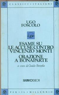Esame su le accuse contro Vincenzo Monti