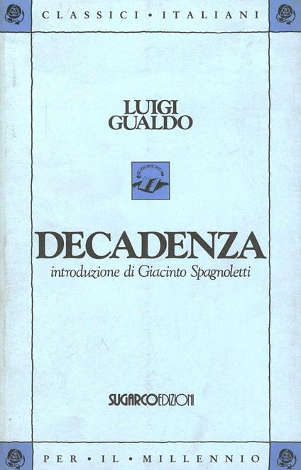 Decadenza - Luigi Gualdo - copertina