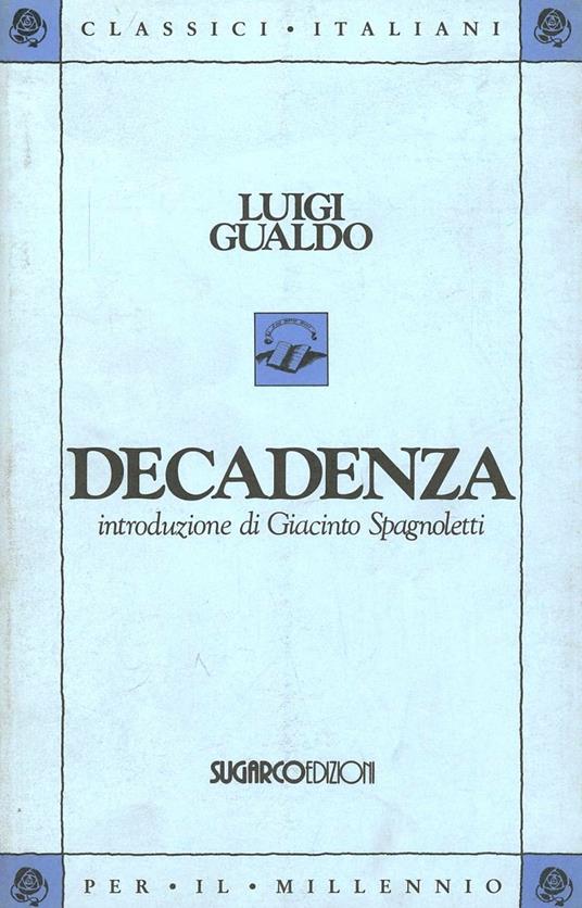 Decadenza - Luigi Gualdo - copertina